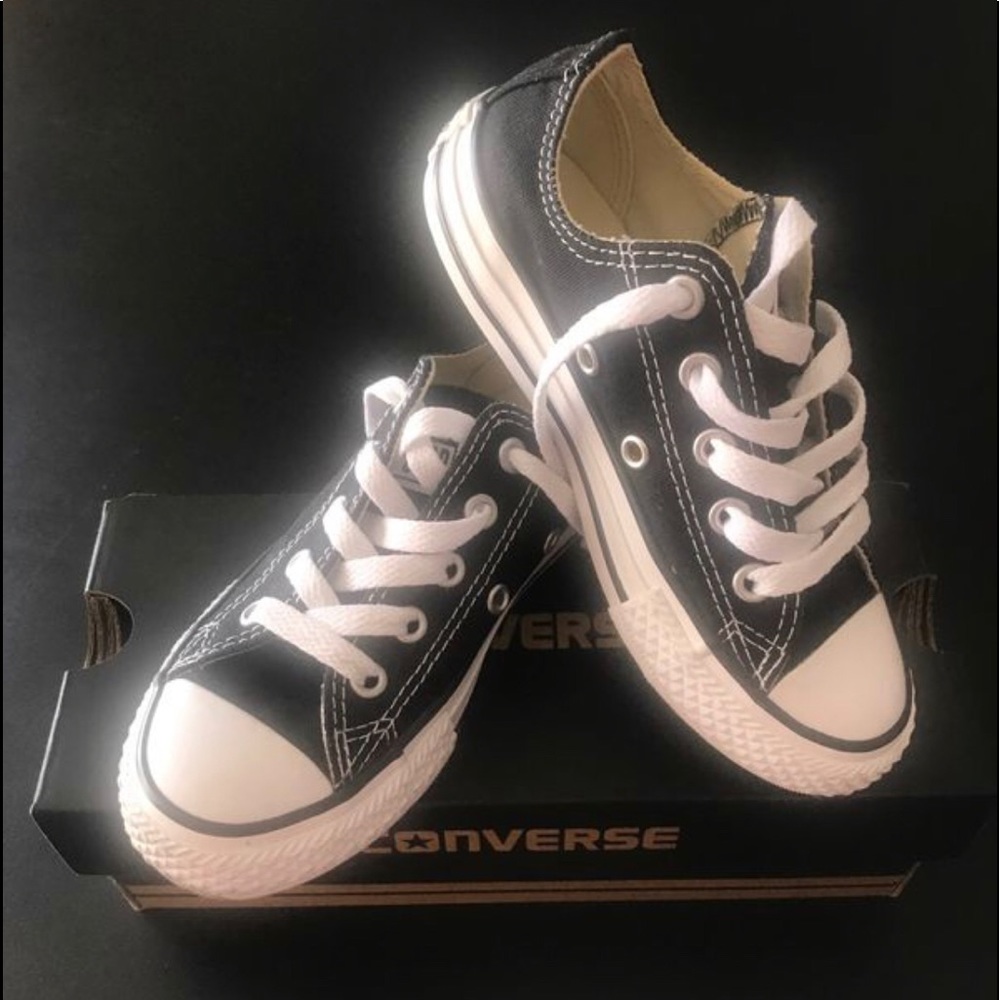 Youth converse all star black